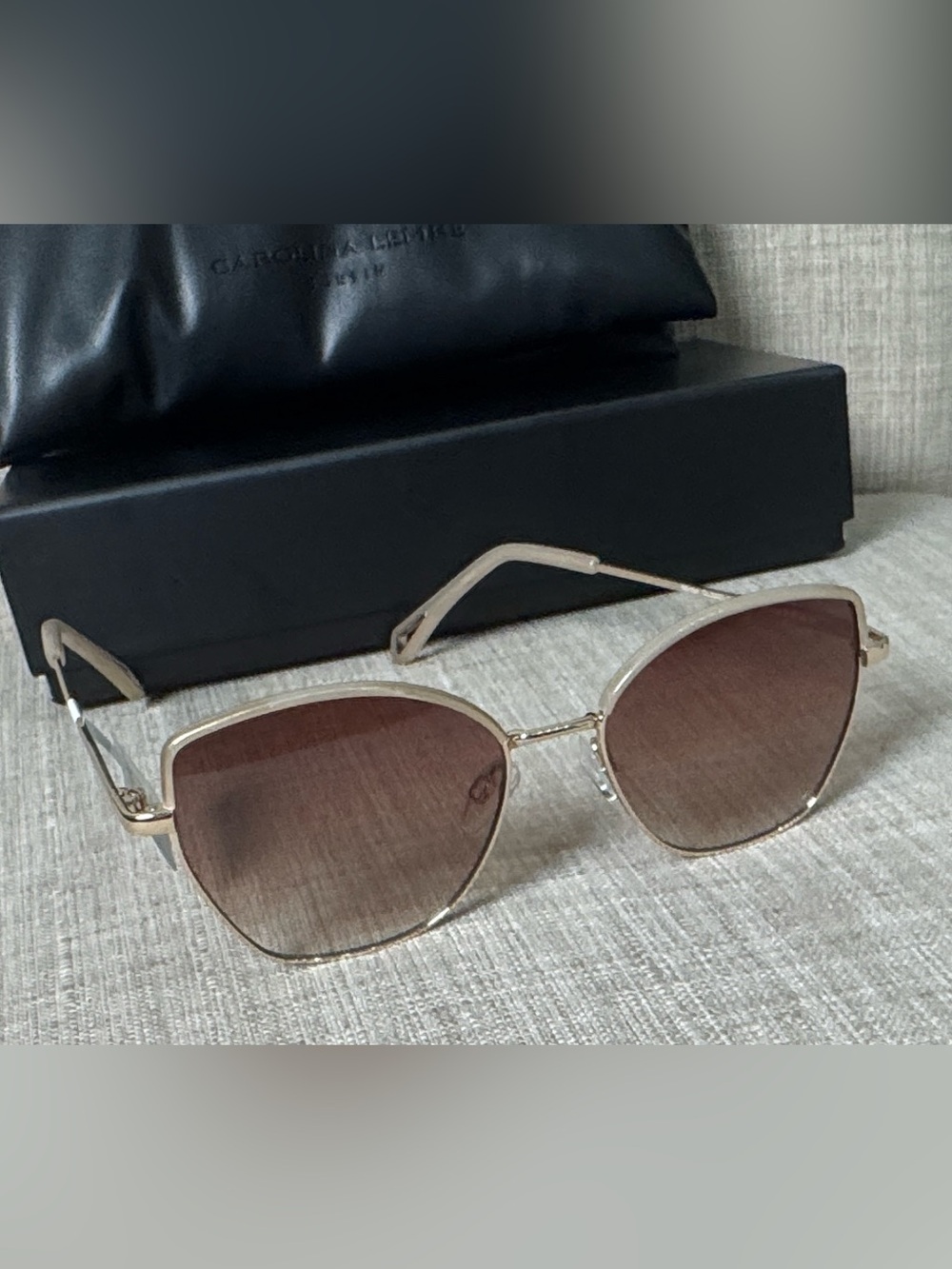 Gold Frame Sunglasses with Brown Gradient Lenses Sunset CL-3227-03